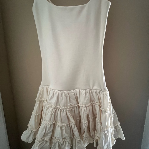 Zara Cream Mini Dress - Picture 4 of 7